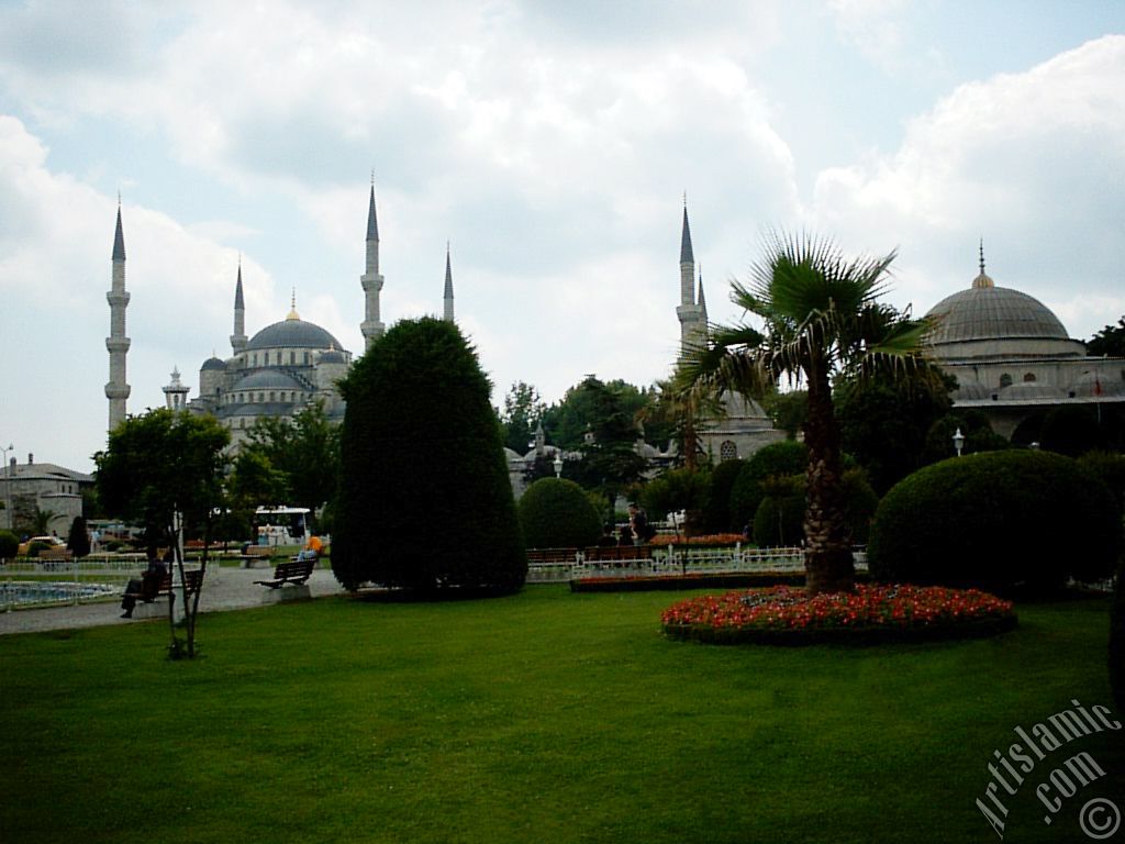 stanbul`da Sultan Ahmet Camisi.
