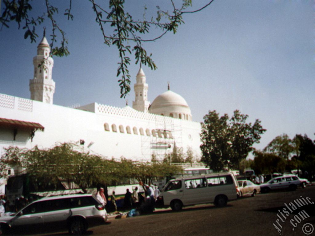 Medine`de bulunan Kuba Mescidi.
